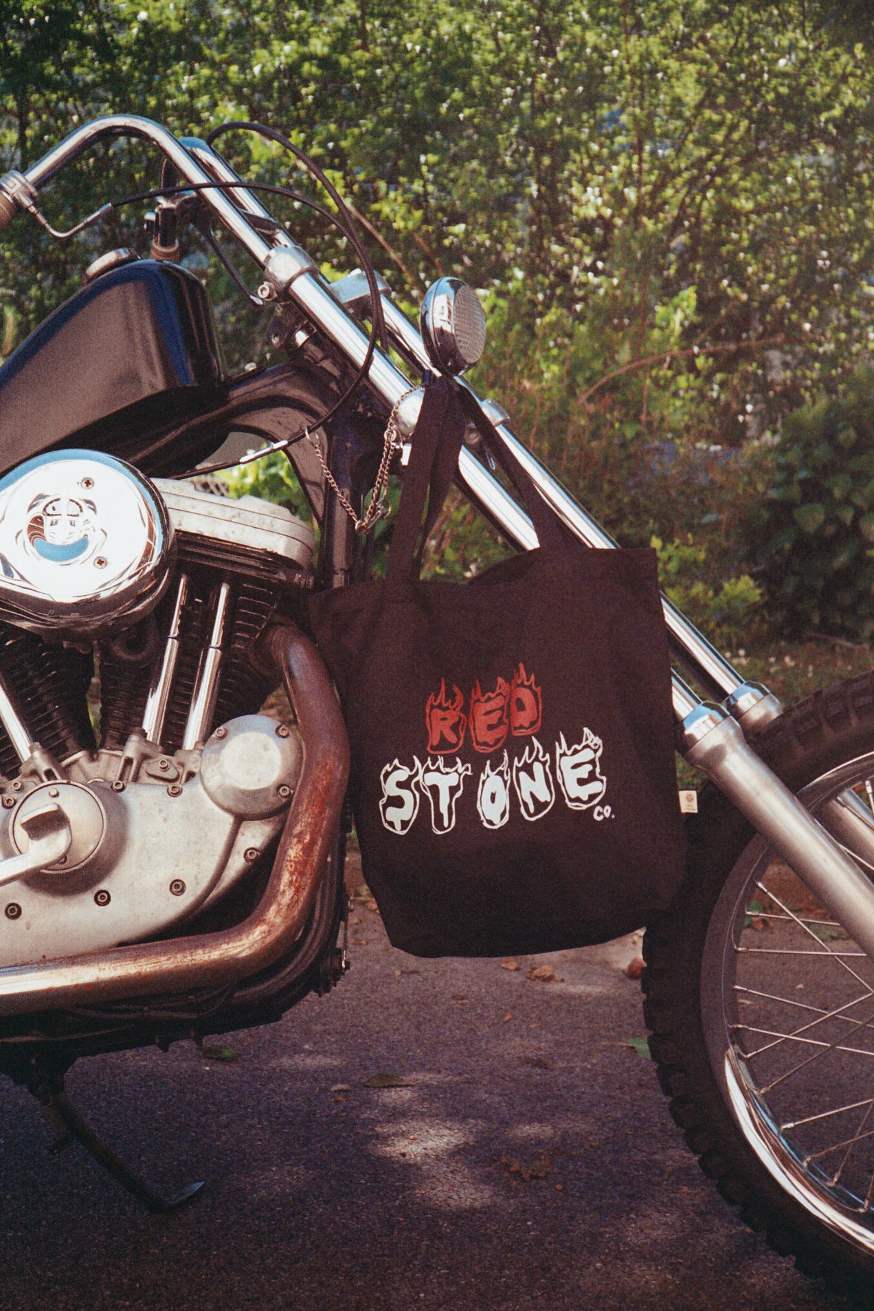 Red Stone Tote Bag